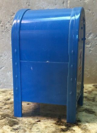 U.  S.  Mail Box Stamp Dispenser JSNY Vintage Miniature for Rolls w/ tiny Drawer 5