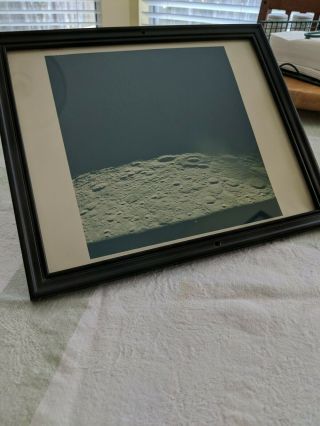 Vintage Numbered Nasa Apollo 13 Lunar View Upside Down Photo