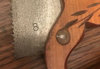 Henry Disston & Sons D 23 Lightweight 8 Point Hand Saw Vintage 3