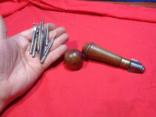 Antique Wood Handle Multi - Tool 3