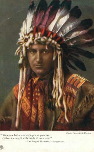 American Indian Chief Longfellow 