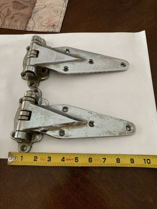 2 Kason 1 1/8 1037 Forged Brass Walk - In Cooler Refrigerator Hinges Brooklyn Ny