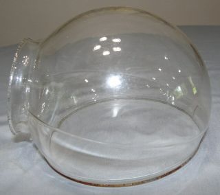 Embossed Clear Glass Oil Angle Lamp Mfg Co Elbow W/ Dimple 3 1/4 " Fitter Antique