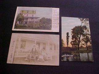 Meadow Brook Farm,  Orchard Terrace & Greetings From Eldred Ny Postcards