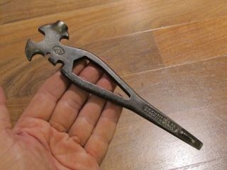 Unusual Old/vtg“j.  H.  Williams”hammer/wrench&.  Antique/rare Vulcan Auto Multi Tool