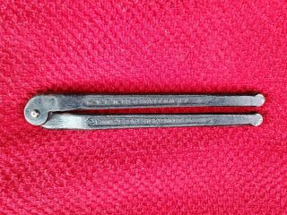 Vtg J.  H.  Williams 482 Adjustable Face Spanner Wrench 2 In.  Size Usa