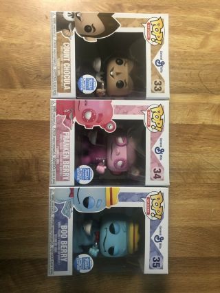 Funko Pop Ad Icons General Mills Cereal Monsters 3 - Pack Funko Box Flaw