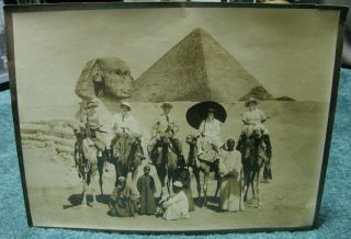 Vintage Old Photo From Cairo Egypt Photo Studio Circa 1920 