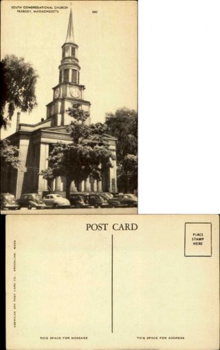 South Congregational Church Peabody Massachusetts Printed Photo