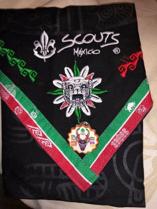 2019 World Jamboree Scarf And Pin Official Mexico Contingent