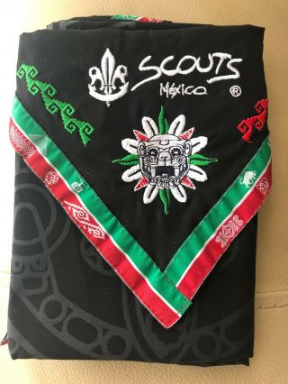 2019 WORLD JAMBOREE SCARF AND PIN OFFICIAL MEXICO CONTINGENT 2