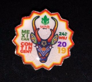2019 WORLD JAMBOREE SCARF AND PIN OFFICIAL MEXICO CONTINGENT 4