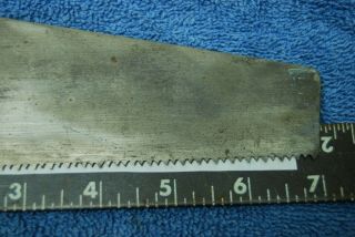 Vintage Henry Disston & Sons D - 23 Lightweight 10 Woodworking Saw Crosscut 6