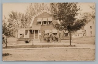 Mom & Pop Gas Service Station Rppc Rare Roadside Photo—gasoline Pumps 1910s