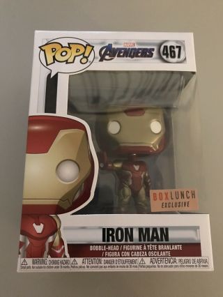 Funko Pop Avenger Endgame Iron Man (box Lunch Exclusive)
