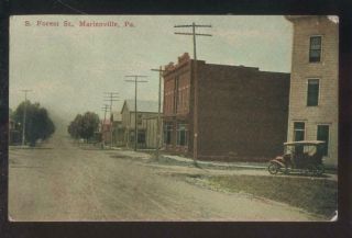 Postcard Marienville Penn/pa Early 1900 
