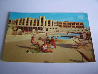 Vintage Rp Postcard Dolmen Hotel Qawra St Pauls Bay Malta