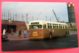 Ctcum Mack Bus 3308 At Frontenac Metro Station In Montreal 1970 Postcard