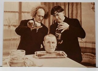 The Three Stooges Columbia Pictures Postcard G20