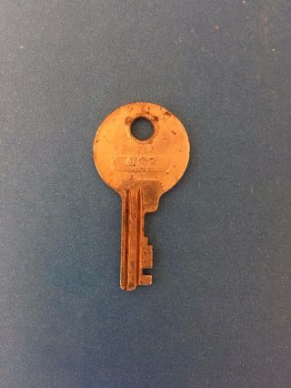 Vintage Excelsior Metal Key 463 For Trunk Chest Toolbox Locks Harley Rare