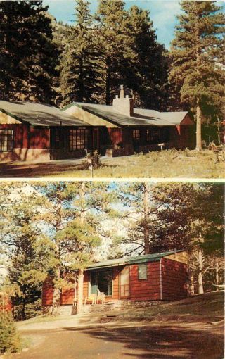 Art Design Castle Mountain Lodge Motel 1950s Estes Park Colorado Dexter 10276