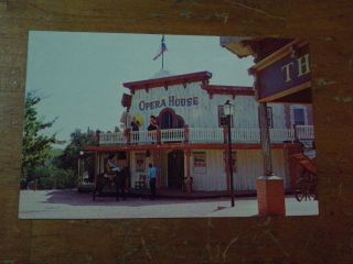 Vintage Postcard Opra House In Pioneer Town Ranch Resort,  Wimberley,  Texas