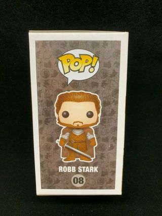 Funko Pop Robb Stark 08 BOX Game of Thrones Vinyl Figure GOT 5
