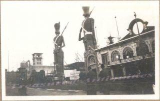 1915 San Francisco California Panama Pacific Expo Fun Zone Construction Photos 2