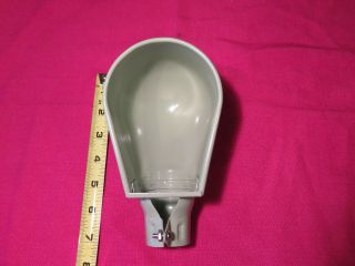Vintage USA NOS Fostoria industrial task lamp light SHADE shop parts 3