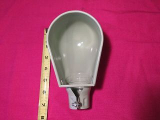 Vintage USA NOS Fostoria industrial task lamp light SHADE shop parts 4