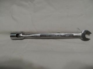 Vintage Craftsman Open End Socket Wrench 1/2 " V - 42542 Forged In Usa Po Ln