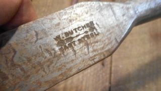 L4458 - Vintage & Antique Wood Chisels - Woodworking tools 5