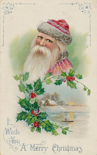 Christmas – Santa I Wish You A Merry Christmas - 1914
