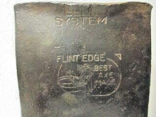 Vintage True Temper,  Bell System - Flint Edge - Best Axe Made,  Head - 60.  2 Oz
