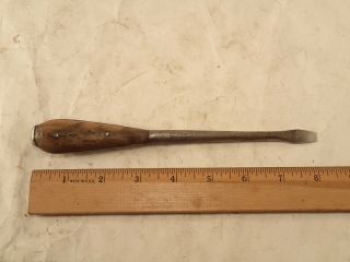Antique Perfect Handle Screwdriver,  Germany,  Flat Tip,  8 " Long