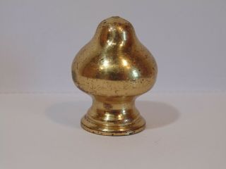 Brass Acorn Finial For Bradley & Hubbard Miller Panel Slag Painted Glass Lamp