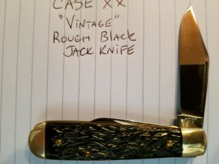 Vintage Case XX Pocket Knife,  Rough Black Jack Knife 2