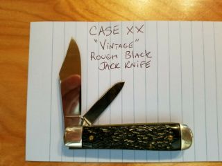 Vintage Case XX Pocket Knife,  Rough Black Jack Knife 3