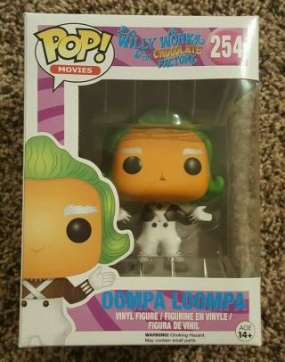 Funko Pop Oompa Loompa Vinyl Figure 254 - Willy Wonka And The Chocolate Factory
