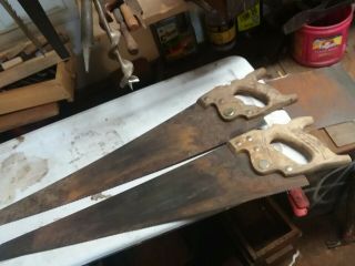 2 Warranted Superior Hand Saws