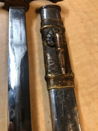 Vintage US West Point Cadet Sword With Sheath. 5