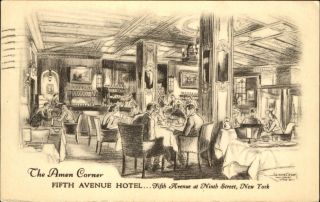 Fifth Avenue Hotel Nyc 1942 Wwii Cpl Frank Ankenbrand To Hazel Philadelphia Pa