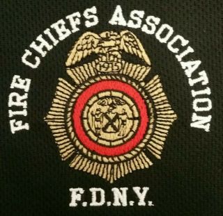 Fdny Nyc Fire Department York City Polo Shirt Sz L