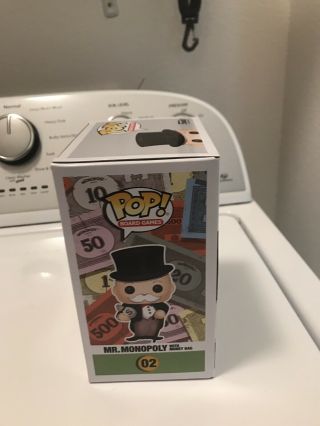 Funko POP Mr.  Monopoly with Money Bags 02 Board Games Shop Exclusive 4