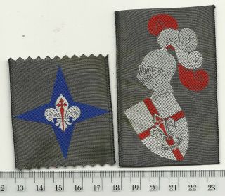 Scouts Spain Asde Star & Knight Scout Badges