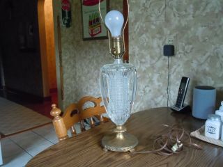 Aladdin Alacite Electric Lamp - G - 38 Crystal - 1935