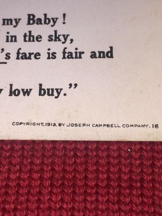 Campbell’s Soup Vintage Postcard Advertisement Kids Girl Doll Camden NJ 4