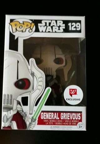 Funko Pop Star Wars General Grievous 129 Walgreens Exclusive