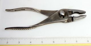 Vintage Snap - On Slip Joint Pliers With Vacuum Grip 137
