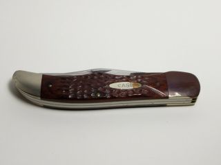 Vintage Case Xx 6265 - Sab " Red Bone " 2 Blade Folding Hunting Knife